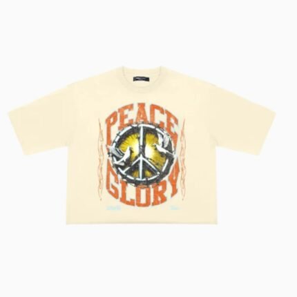 Men's Peace Glory Cropped T-Shirt