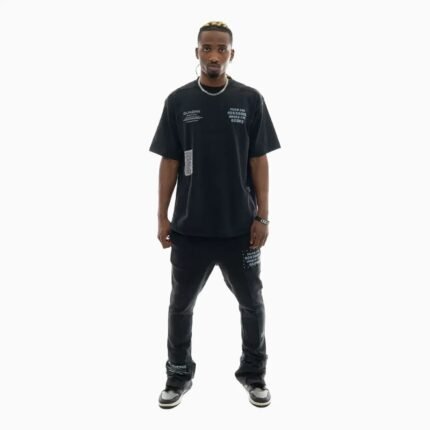 Men's Savage Culture Graphic Co-ord Set – Black Edition